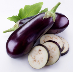 Eggplant Extension Life Span - Eggplant, aubergine whole and sliced